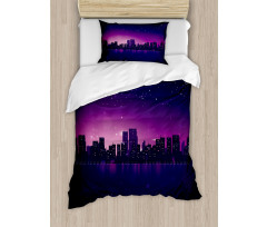 City Skyline Urban Life Duvet Cover Set