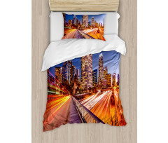 Los Angeles USA Downtown Duvet Cover Set