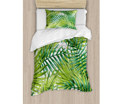 Colorful Illustration Natural Duvet Cover Set