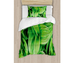 Tropic Foliage Pattern Duvet Cover Set
