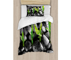 Basalt Stones Bamboo Duvet Cover Set