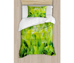 Lush Green Leaves Duvet Cover Set