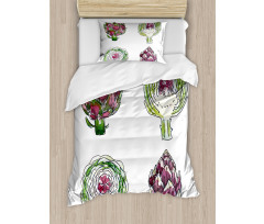 Vegetables Diet Food Duvet Cover Set