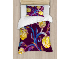 Vibrant Colored Vegan Duvet Cover Set