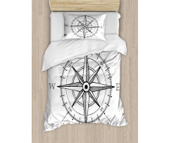 Windrose Directions Duvet Cover Set