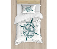 Floral Design Drawing Duvet Cover Set