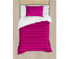 Comb Pattern Hexagonal Duvet Cover Set