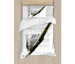 Retro Aircraft Duvet Cover Set