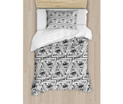 All Seeing Eye Pyramidal Duvet Cover Set