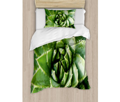 Green Leaf Exotic Mexico Duvet Cover Set