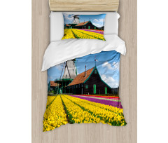 Dutch Tulips Country Duvet Cover Set