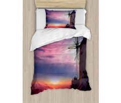 Greek Village Aegean Duvet Cover Set