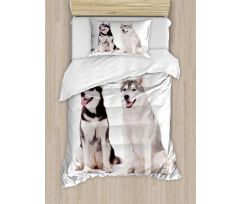 Furry Doggies Duvet Cover Set