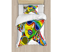 Rainbow Color Art Duvet Cover Set