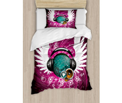 Disco Ball Music Duvet Cover Set