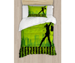 Music in the City Duvet Cover Set