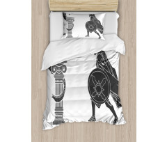 Hero and Dragon Myth Duvet Cover Set