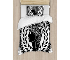 Roman Muse Portrait Duvet Cover Set