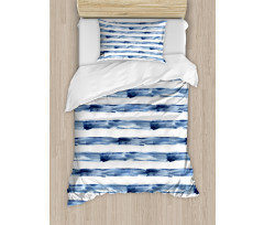 Watercolor Brush Duvet Cover Set