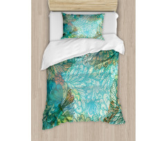 Fantasy Flowers Mix Duvet Cover Set