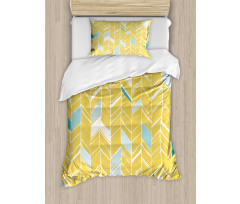 Herringbone Art Duvet Cover Set