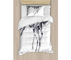 Skeleton Dead Predator Duvet Cover Set