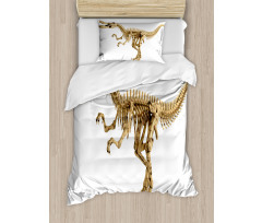 Fossil Dino Skeleton Duvet Cover Set