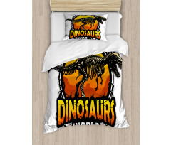 Dino World Scary Beast Duvet Cover Set