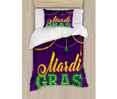 Vivid Beads Tassels Duvet Cover Set