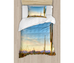 Sonoran Desert Sunset Duvet Cover Set