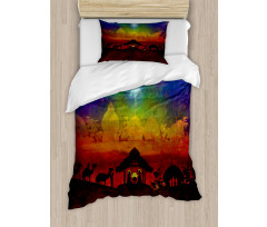 Birth in Bethlehem Duvet Cover Set