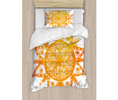 Watercolor Sun Duvet Cover Set