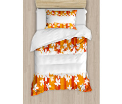 Autumnal Colors Stripes Duvet Cover Set