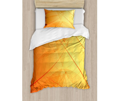 Autumn Nature Dry Leaves Duvet Cover Set