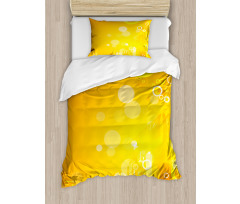 Circles Dots Sunburst Duvet Cover Set