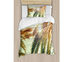 Sunbeams Tree Retro Duvet Cover Set