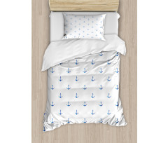 Vivid Blue Anchor Duvet Cover Set