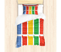 Colorful Classroom Duvet Cover Set