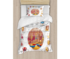 Skin Anatomy Veins Duvet Cover Set