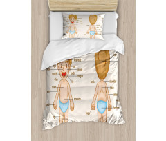 Parts of the Body Duvet Cover Set