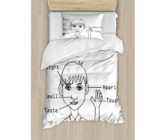 5 Senses on Boy Duvet Cover Set