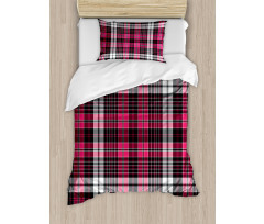 Geometric Old Tartan Duvet Cover Set