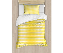 Retro English Yellow Duvet Cover Set