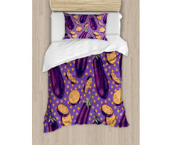 Retro Realistic Dotted Duvet Cover Set