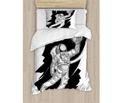 Grabbing Star Sketch Duvet Cover Set