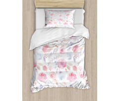 Delicate Spring Buds Duvet Cover Set