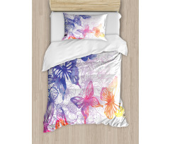 Fantasy Butterflies Duvet Cover Set