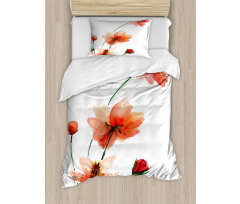 Colorful Wildflowers Duvet Cover Set