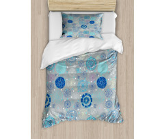 Abstract Snowflakes Duvet Cover Set