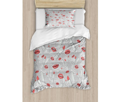 Make up Fashion Design Duvet Cover Set